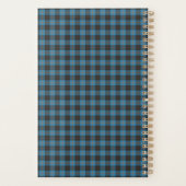 Ihre Initialen über Angus District Ancient Tartan Planer (Rückseite)