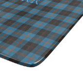 Ihre Initialen über Angus District Ancient Tartan Schneidebrett (Ecke)