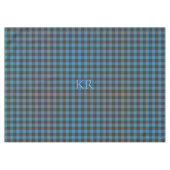 Ihre Initialen über Angus District Ancient Tartan Tischdecke (Vorderseite (Horizontal))