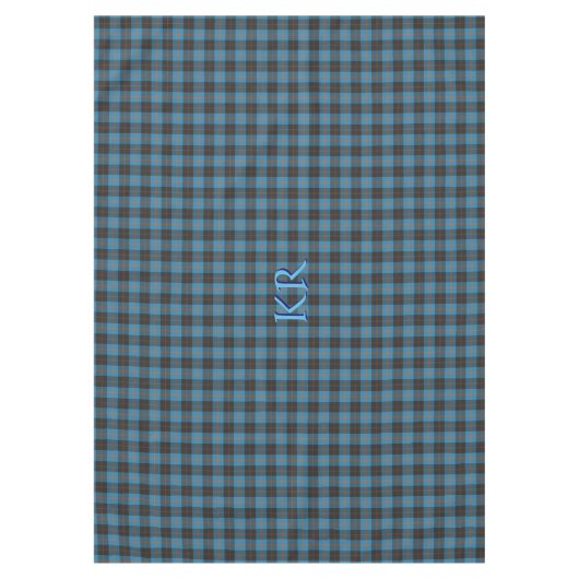 Ihre Initialen über Angus District Ancient Tartan Tischdecke (Vorderseite)