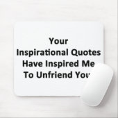 Ihre inspirierenden Zitate Mousepad (Mit Mouse)
