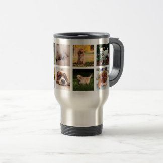 Ihre Instagram Welpen Fotos 15 oz Reisen Mug Reisebecher