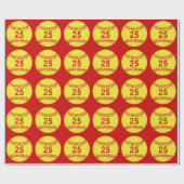 Ihre JERSEY NUMMER, FARBEN, Softball Wrapping Pape Geschenkpapier (Flach)