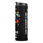 Ihre Katze im UFO Kitten Cat im Weltraum Personali Thermosbecher (Nach rechts gedreht)