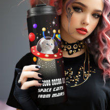 Ihre Katze im UFO Kitten Cat im Weltraum Personali