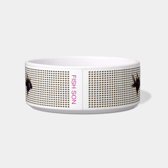 Ihre Katze verlangt Nahrung Napf (Rückseite)