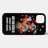 Ihre Katzen in einer Alien Raumschiff UFO Sci Fi F Case-Mate iPhone Hülle (Rückseite (Horizontal))