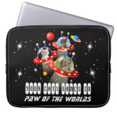 Ihre Katzen in einer Alien Raumschiff UFO Sci Fi F Laptopschutzhülle (Vorderseite)