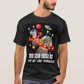 Ihre Katzen in einer Alien Raumschiff UFO Sci Fi F T-Shirt (Vorderseite)