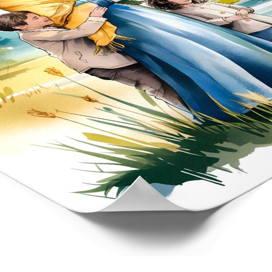 Ihre Kinder aufstehen - Christliche Wall Art für F Poster (Ecke)