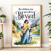 Ihre Kinder aufstehen - Christliche Wall Art für F Poster