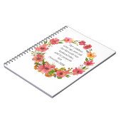 Ihre Kinder erheben sich und nennen sie gesegnet.. Notizblock (Linke Seite)