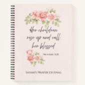 Ihre Kinder erheben sich und preisen sie selig  Notizblock (Vorderseite)