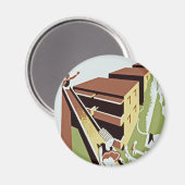 Ihre Kinder mögen diese Zuhause mit geringem Miete Magnet (Vorderseite/Rückseite)