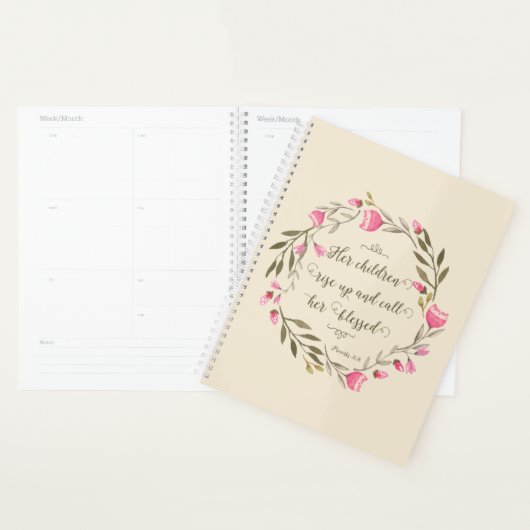 Ihre Kinder nennen sie gesegnet - Prov. 31:28 Planer (Anzeige)