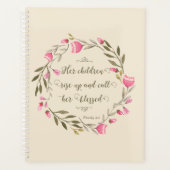 Ihre Kinder nennen sie gesegnet - Prov. 31:28 Planer (Vorderseite)