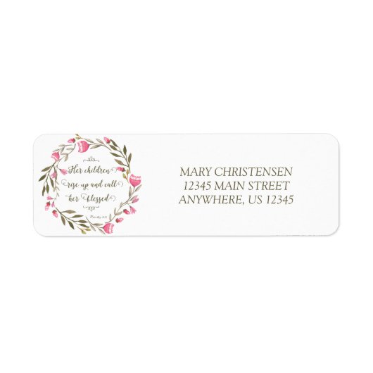 Ihre Kinder stehen auf und nennen sie gesegnet (Vorne)