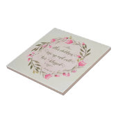 Ihre Kinder stehen auf und nennen sie gesegnet Fliese (Seite)