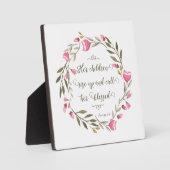 Ihre Kinder stehen auf und nennen sie gesegnet Fotoplatte (Vorderseite)