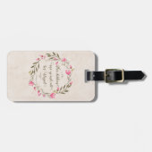 Ihre Kinder stehen auf und nennen sie gesegnet Gepäckanhänger (Vorderseite horizontal)