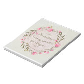 Ihre Kinder stehen auf und nennen sie gesegnet Notizblock (Rotiert)