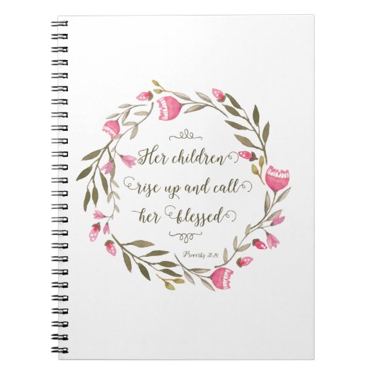 Ihre Kinder stehen auf und nennen sie gesegnet Notizblock (Vorderseite)