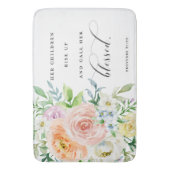 Ihre Kinder steigen oben u. nennen ihre gesegnete Badematte (Vorderseite Vertikal)