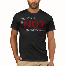 Ihre Kirche ist NICHT unser Regierungs-T - Shirt