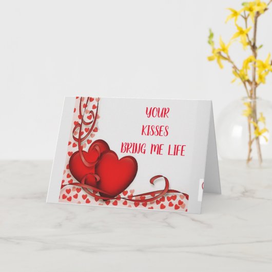 IHRE KISSEN BRINGEN MIR DAS LEBEN - WERDEN WIR MEI KARTE (Gelbe Blume)