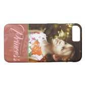 Ihre kleine, Prinzessin personalisierte Telefonzel Case-Mate iPhone Hülle (Rückseite (Horizontal))