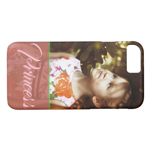 Ihre kleine, Prinzessin personalisierte Telefonzel Case-Mate iPhone Hülle (Rückseite (Horizontal))