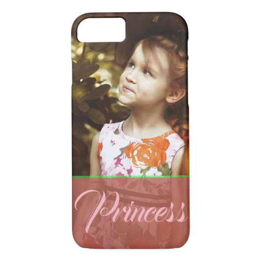 Ihre kleine, Prinzessin personalisierte Telefonzel Case-Mate iPhone Hülle (Rückseite)