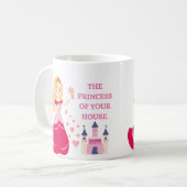 Ihre kleine Prinzessin-Tasse Kaffeetasse (Vorderseite Links)