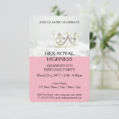 Ihre Königliche Hoheit Einladung (Stehend Vorderseite)