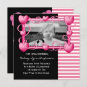 Ihre Königliche Hoheit mit Foto Einladung zum Gebu (Vorne/Hinten)