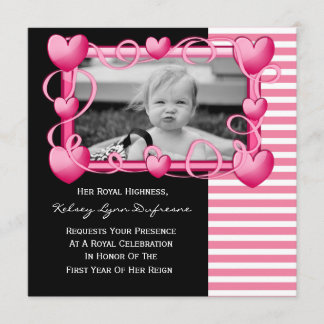 Ihre Königliche Hoheit mit Foto Einladung zum Gebu