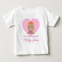 Ihre königliche Kultur | Funny Niedlich Personalis Baby T-shirt