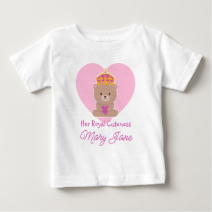 Ihre königliche Kultur   Funny Niedlich Personalis Baby T-shirt