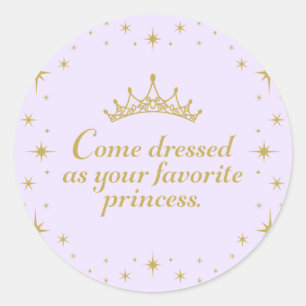 Ihre königliche Prinzessinnen-Geburtstagsfeier Runder Aufkleber