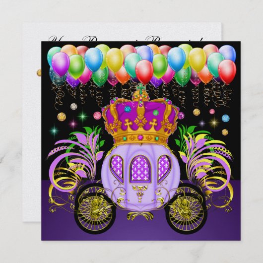 Ihre Königliche Veranstaltung - SRF Einladung (Vorne/Hinten)