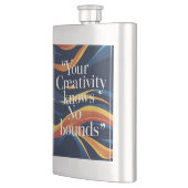 Ihre Kreativität kennt keine Grenzen Flachmann (Links)