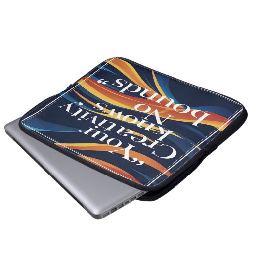 Ihre Kreativität kennt keine Grenzen Laptopschutzhülle (Vorne Knopf)