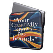 Ihre Kreativität kennt keine Grenzen Laptopschutzhülle (Vorderseite Links)