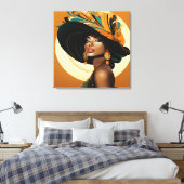 Ihre Krone #2 Leinwanddruck (Insitu (Schlafzimmer))