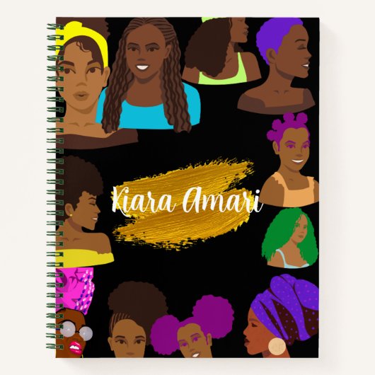 Ihre Krone, ihr Power: Schreiben von Zeitschrift Notizblock (Vorderseite)