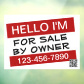 Ihre Kundennummer für Verkaufswerbung QR-Code Fensteraufkleber (Blatt 3)