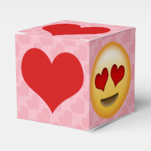 Ihre kundenspezifische Farbe, Emoji Liebe-Geschenk Geschenkschachtel
