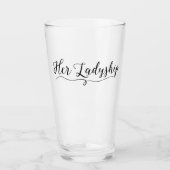 "Ihre Ladyship" Glas (Vorderseite)