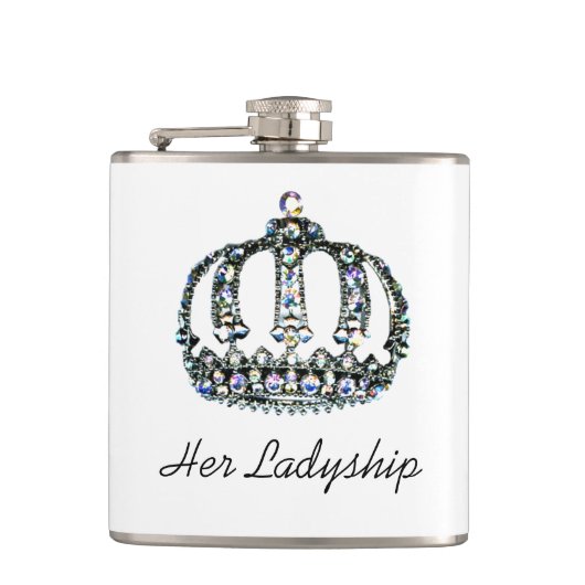 "Ihre Ladyship" Tiara Flachmann (Vorderseite)