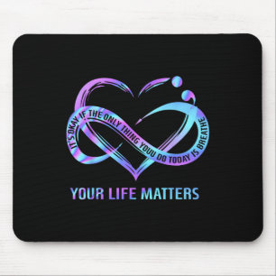 Ihre Lebensprobleme Suizidprävention Bewusstsein S Mousepad